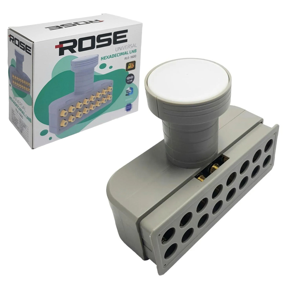 ROSE%20RLE-1600%20UNİVERSAL%20HEXADEMİCAL%2016%20ÇIKIŞLI%200.1%20DB%20FULL%20HD%204K%20LNB