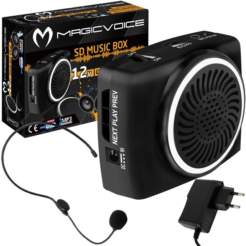 MAGICVOICE%20MV-17450%20USB+SD%20KART%20GİRİŞLİ%20ŞARJLI%20MİNİ%20SEYYAR%20REHBER%20ANFİSİ