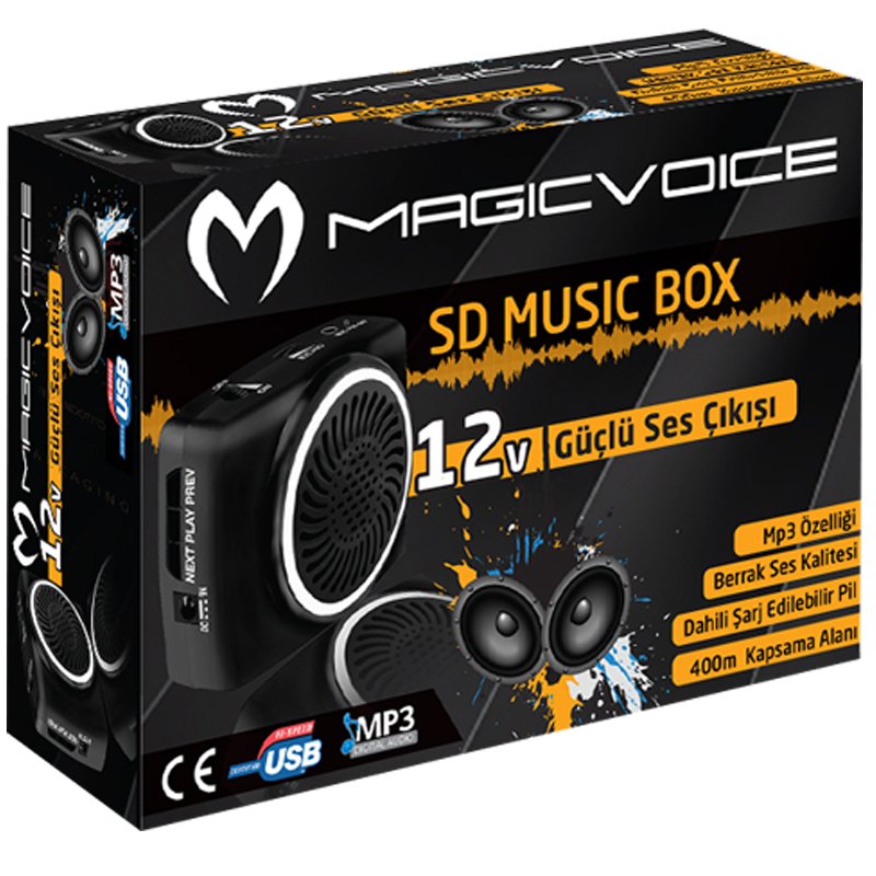 MAGICVOICE%20MV-17450%20USB+SD%20KART%20GİRİŞLİ%20ŞARJLI%20MİNİ%20SEYYAR%20REHBER%20ANFİSİ