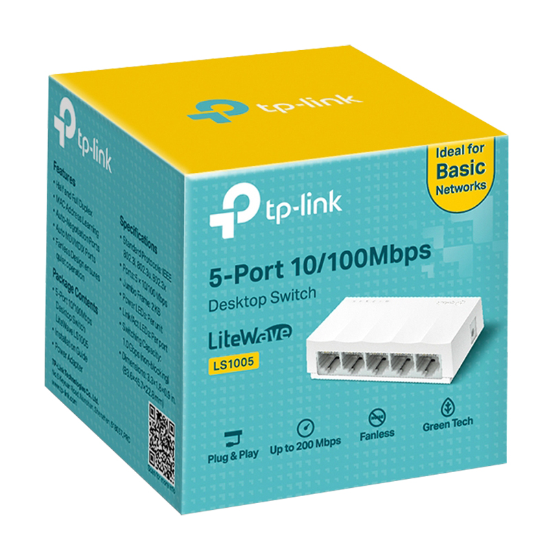 TP-LINK%20LS1005%205%20PORT%2010/100%20MBPS%20ETHERNET%20SWITCH