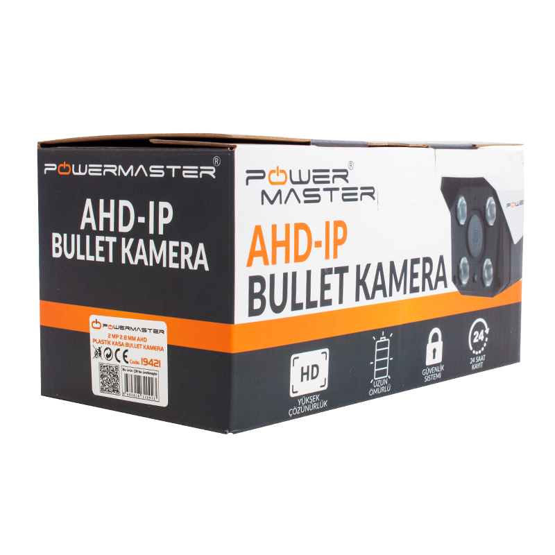 POWERMASTER%20PM-19421%202MP%202.8%20MM%2024%20IR%20LED%20AHD%20SİYAH%20PLASTİK%20KASA%20BULLET%20KAMERA