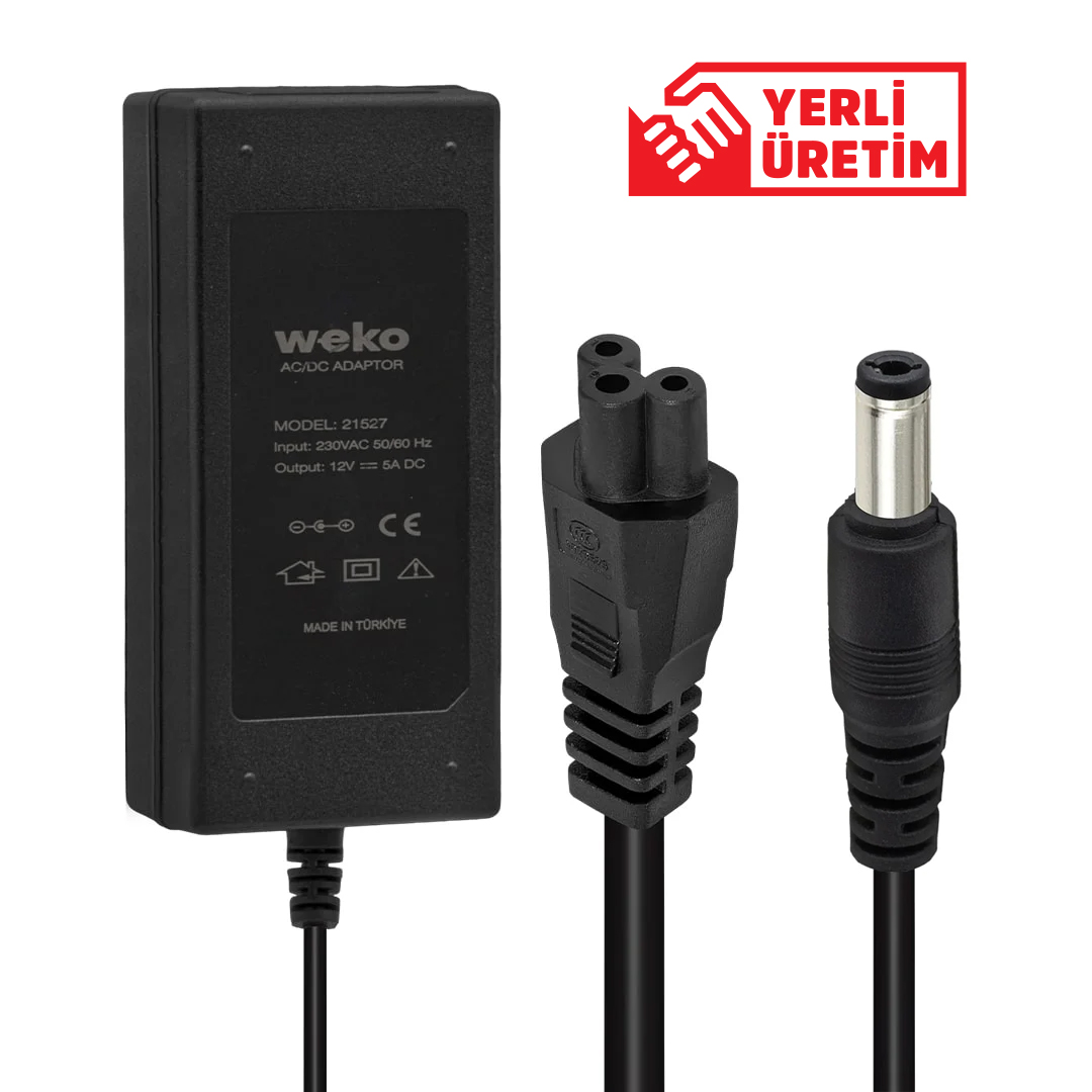 WEKO%2012%20VOLT%20-%205%20AMPER%205.5*2.5%20UÇLU%20YERLİ%20ÜRETİM%20PLASTİK%20KASA%20MASAÜSTÜ%20ADAPTÖR