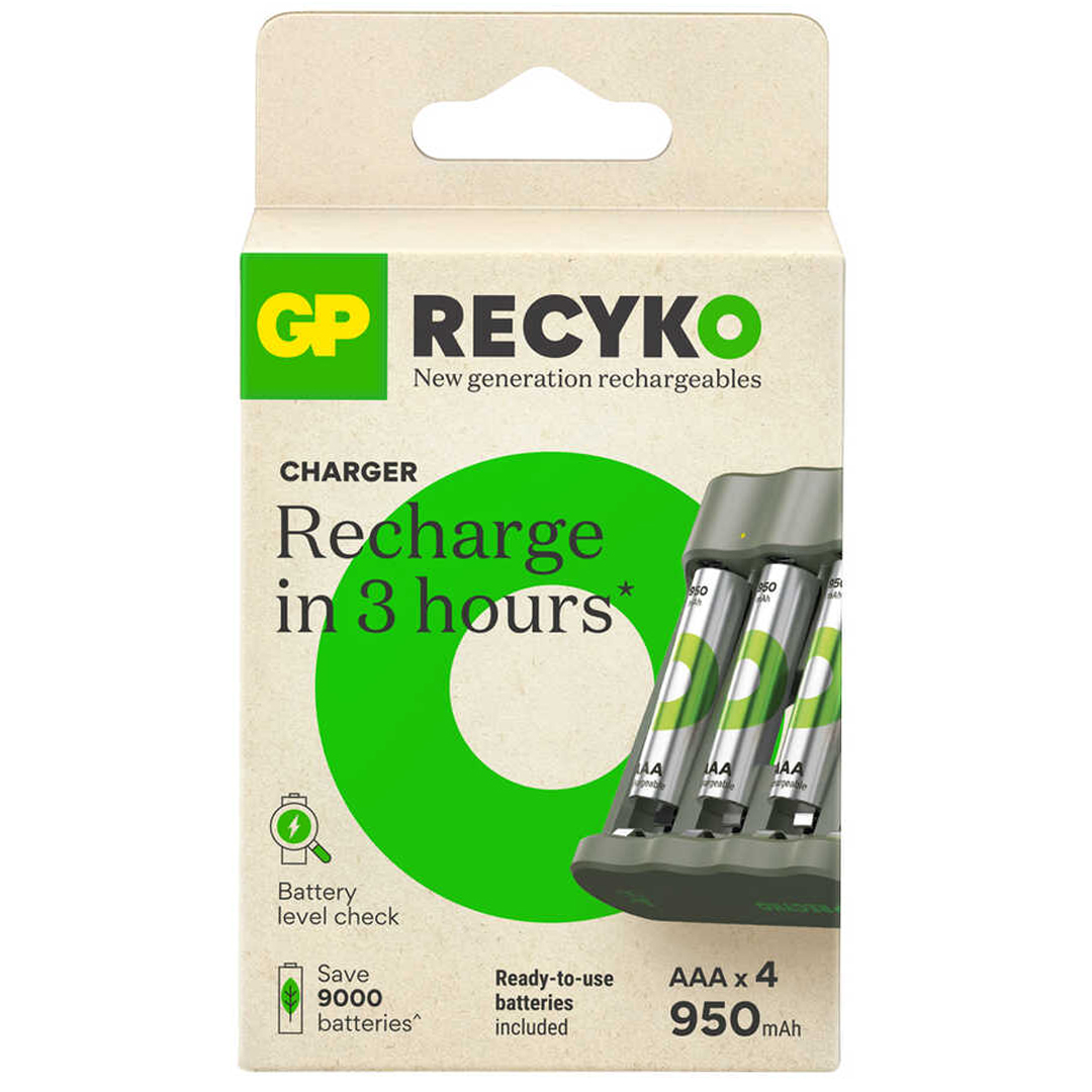 GP%20RECYKO%20B441%204%20X%20950%20MAH%20R03%20AAA%20PİLLİ%20ŞARJ%20CİHAZI%20(GP-B441/100HCER21-2GTLB4)