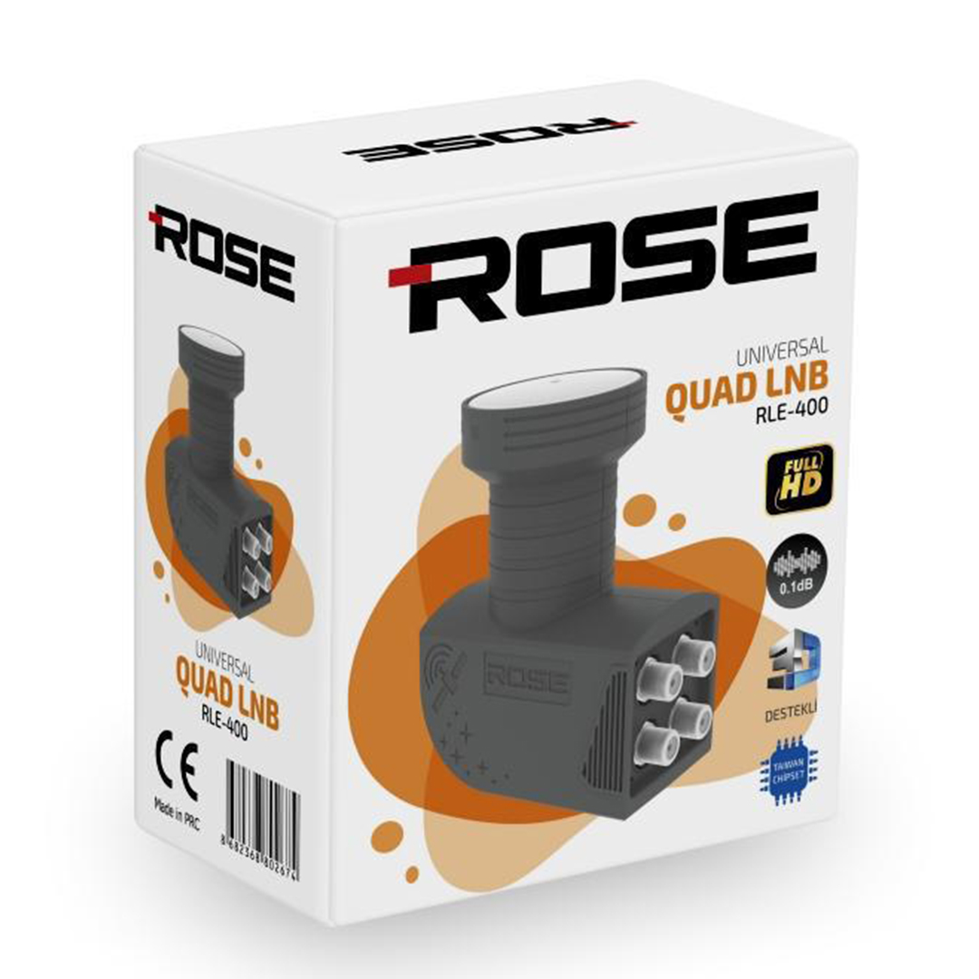 ROSE%20R0-400%20UNIVERSAL%20QUAD%20DÖRTLÜ%20LNB%200.1DB