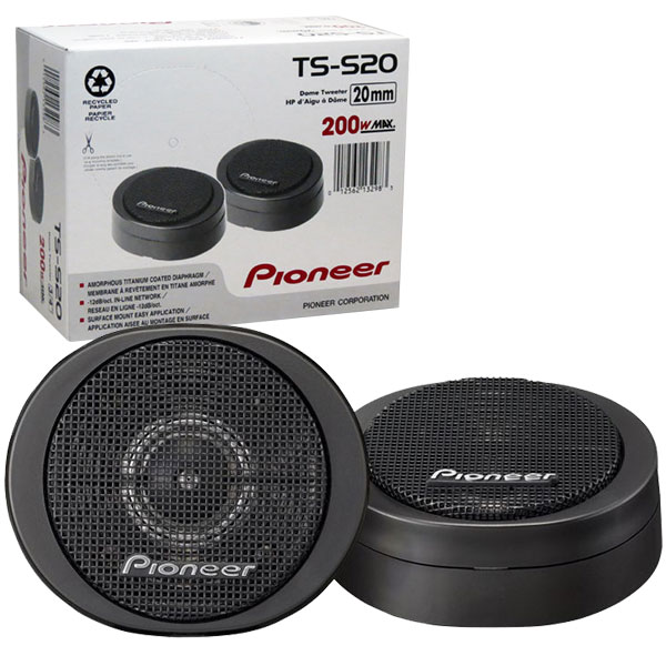 PIONEER%20TS-S20%203/4%2020MM%20200%20WATT%20HARD%20DOME%20SUPER%20TWEETER%20TİZ%20HOPARLÖR%20(2Lİ%20TAKIM)