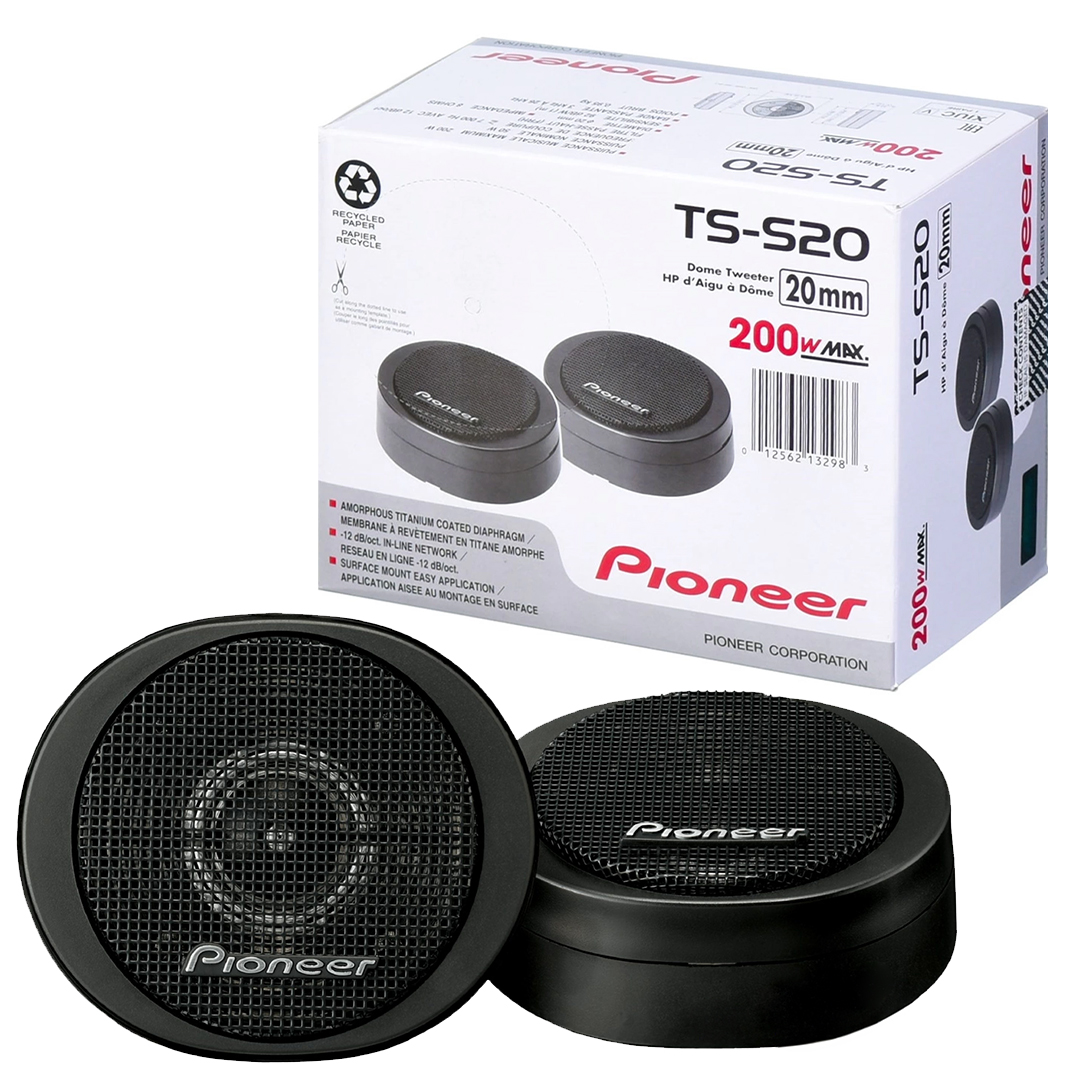 PIONEER%20TS-S20%203/4%2020MM%20200%20WATT%20HARD%20DOME%20SUPER%20TWEETER%20TİZ%20HOPARLÖR%20(2Lİ%20TAKIM)