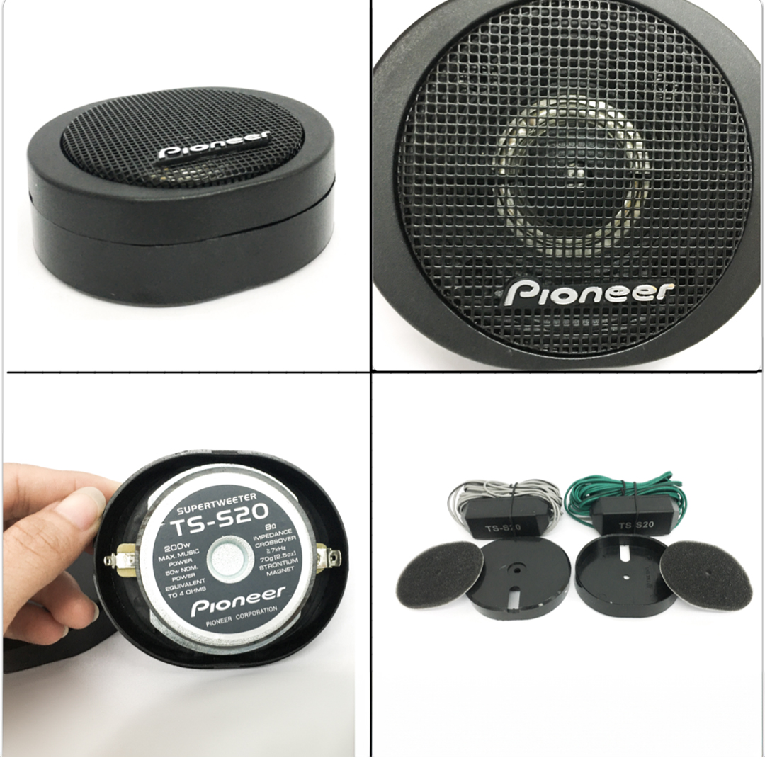 PIONEER%20TS-S20%203/4%2020MM%20200%20WATT%20HARD%20DOME%20SUPER%20TWEETER%20TİZ%20HOPARLÖR%20(2Lİ%20TAKIM)