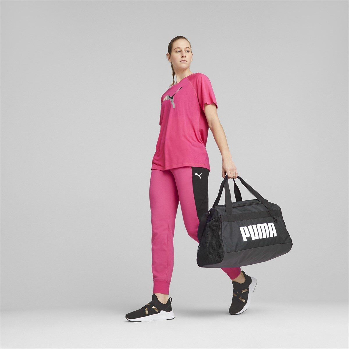 Puma%20Challenger%20Duffel%20Bag%20S%20Unisex%20Omuz%20Spor%20Çantası%20Siyah